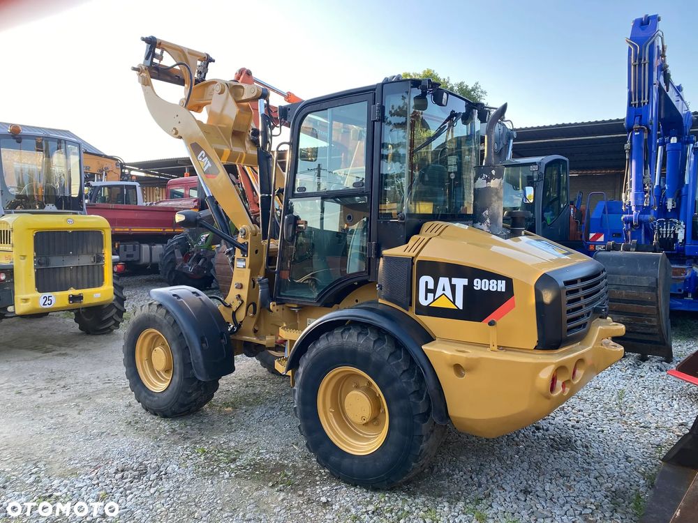 Caterpillar CAT 908H, ŁYŻKA OTWIERANA + WIDŁY, BEZ DPF-A, Z NIEMIEC, SUPER UTRZYMANA - 2