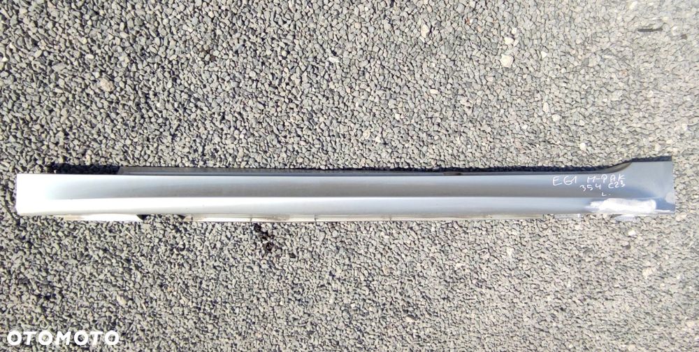 LISTWA PROGOWA LEWA BMW E60 E61 M PAKIET 354 TITANSILBER - 1