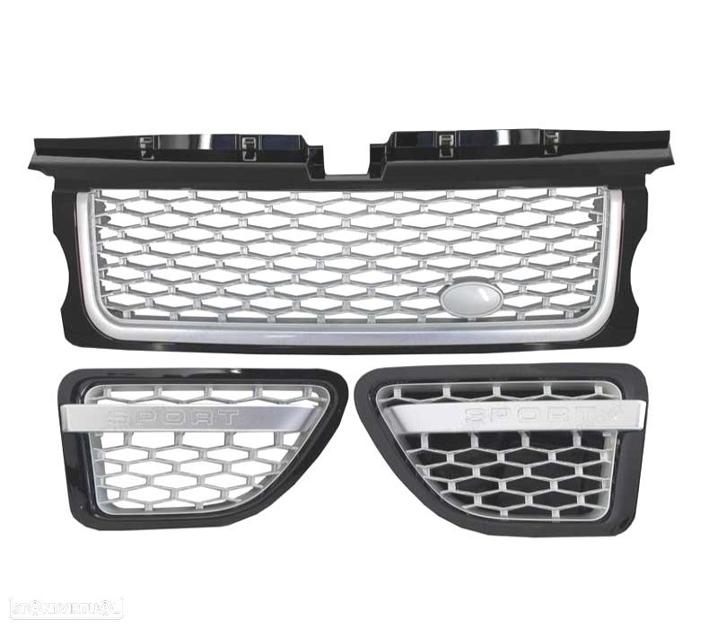 GRELHAS RANGE ROVER SPORT 05-08 CINZA LOOK AUTOBIOGRAPHY - 3