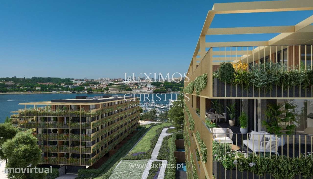 Marina Douro: penthouse T5 com jacuzzi, à venda, na Foz de Gaia - Grande imagem: 2/23