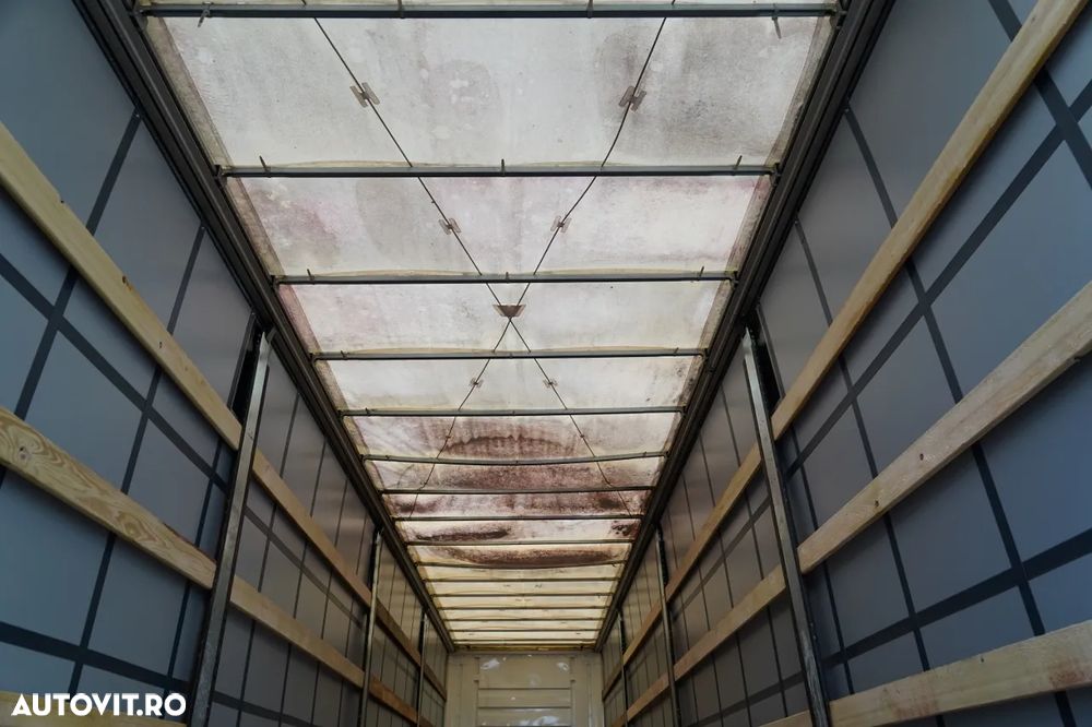 Fruehauf / CORTINĂ / STANDARD / LIFT 2.000 kg / BALCĂ PODEA PUTERNICĂ / AXE SAF - 16