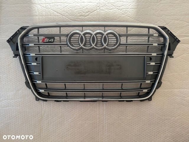 AUDI A4 S4 B8 GRILL ATRAPA PDC 8K0853651K SZARY ORYGINALNA CAŁA - 1