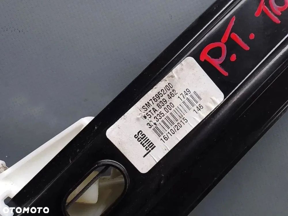 Vw Touran III 5TA 15- Silniczek Podnośnik Szyby Tylny Prawy Tył 5TA839462 - 4