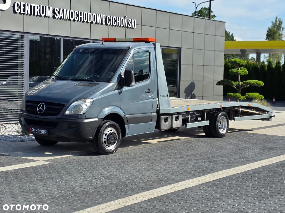 Mercedes-Benz Mercedes-Benz SPRINTER 515 CDi Autolaweta Holownik Pomoc Drogowa Na Bliźniaku Długi Najazd Auto Serwisowane z Polskiego Salonu Wyjątkowo ładny i Zadbany Samochód - 1