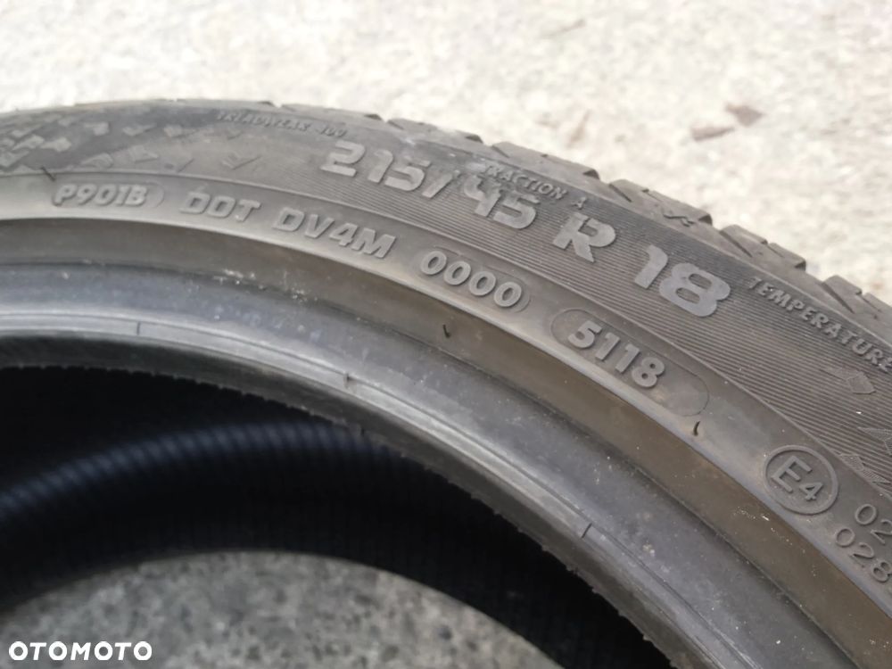 18” - VREDESTEIN - 215/45 r18 cali - Caloroczne Opony Wielosezonowe jak 225/45  QUATRAC 5 - stan BDB - GWARANCJA ! + Możliwy MONTAŻ !! - 7