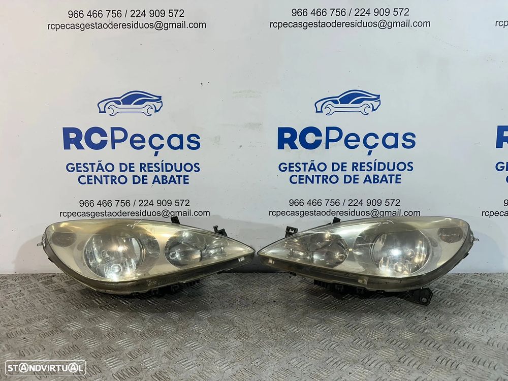 .Oticas Farol Frente Frontal Esquerda Direita Original PSA Peugeot 307 9634369280 9634369380 2000 a 2005 - 15