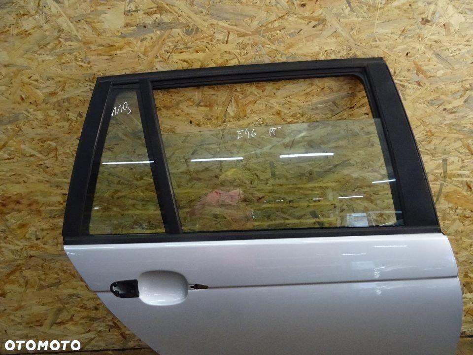 DRZWI PRAWY TYŁ PRAWE TYLNE BMW E46 kombi lak: titansilber metallic 354/7 - 2