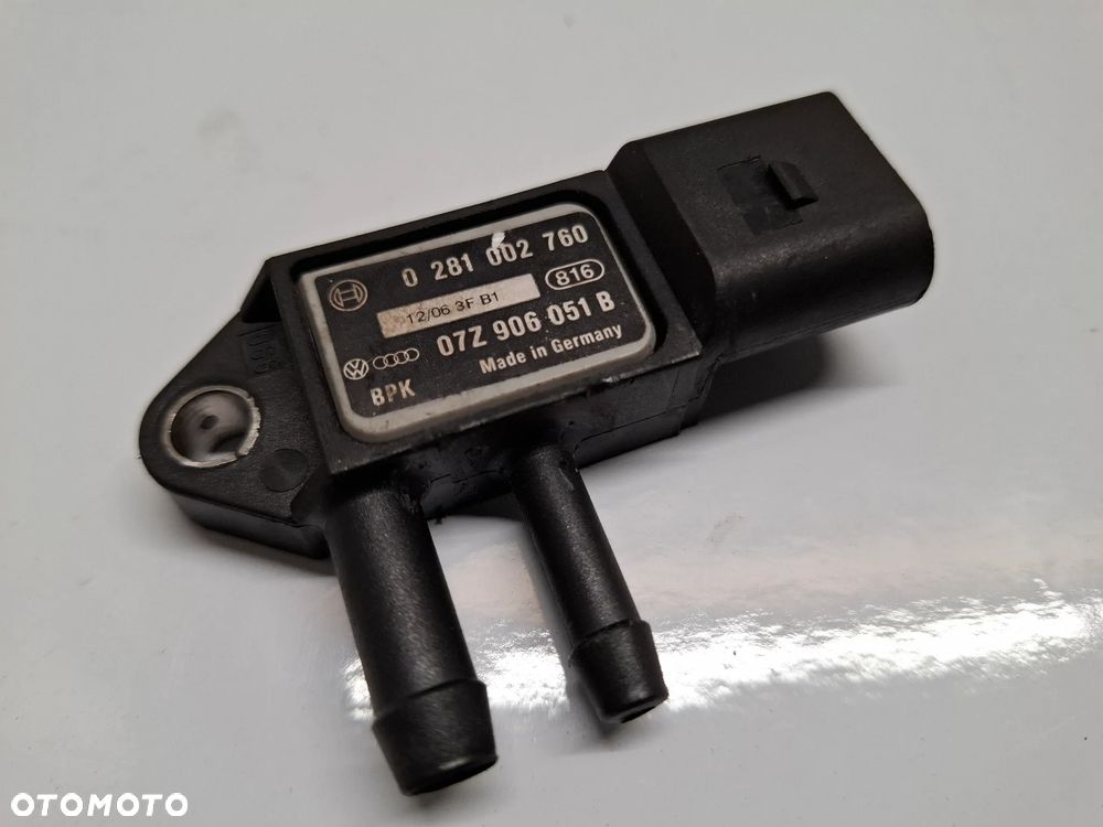 CZUJNIK CIŚNIENIA SPALIN VW AUDI SEAT SKODA 1.9TDI 07Z906051B SLASK WYSYLKA - 1