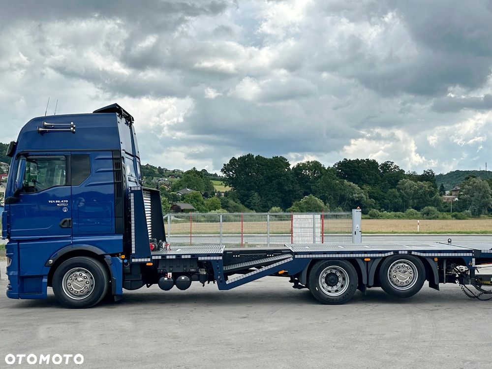 MAN TGX 26.470 * LAWETA 6,60 m + PRZYCZEPA * 6x2 * STAN BDB - 12