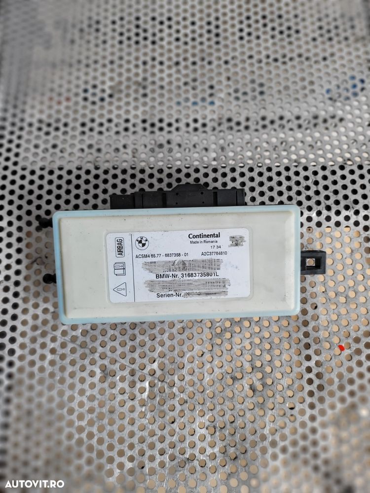 Modul Calculator Airbag Bmw X3 X4 F25 F26 F01 F10 F06 F11 F12 F13 Cod 6837358 Dezmembrez Bmw X4 F26 2.0 D Motor B47 Xdrive 4x4 Volan Stanga Bi-Xenon - 2