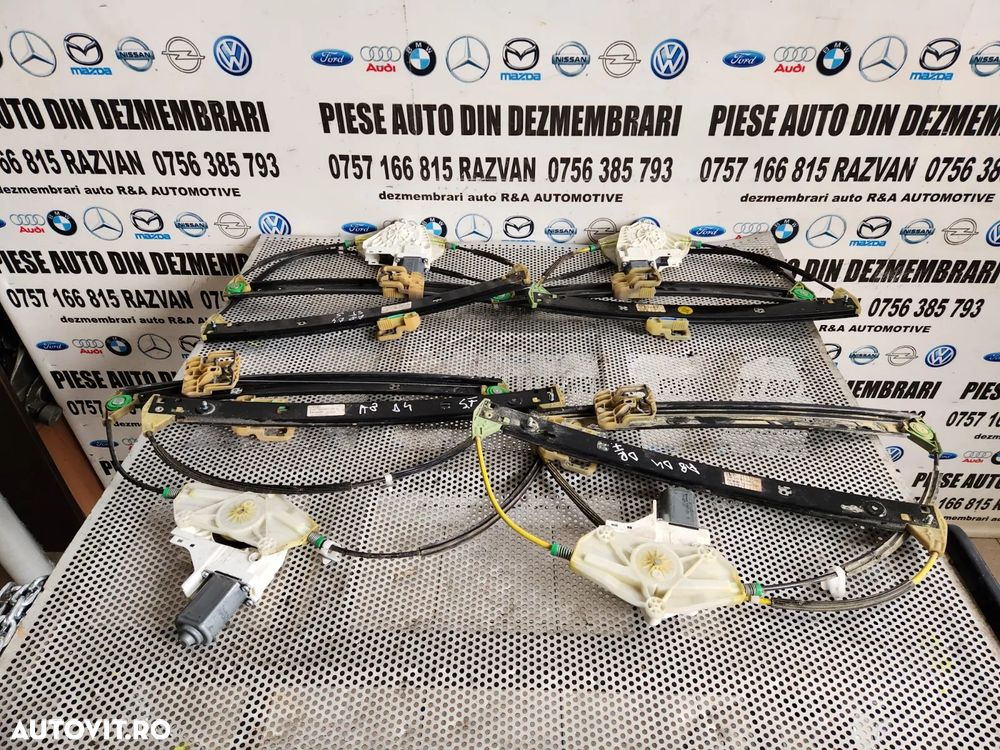 Macara Geam Electrica Completa Cu Motoras Fata Spate Audi A8 D4 4H An 2010-2011-2012-2013-2014-2015 - 1