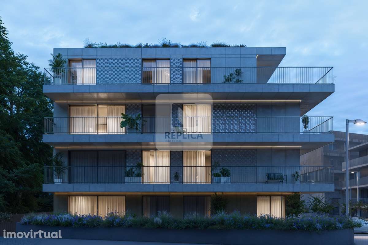 Apartamento T1+1 com terraço à Praia de Canidelo - Grande imagem: 2/19