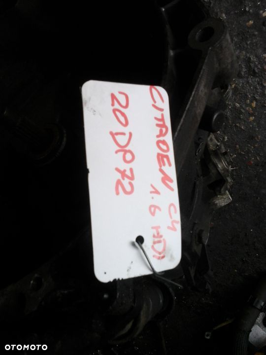 SKRZYNIA BIEGÓW 1.6HDI  CITROEN C4 20DP72 MANUALNA - 2