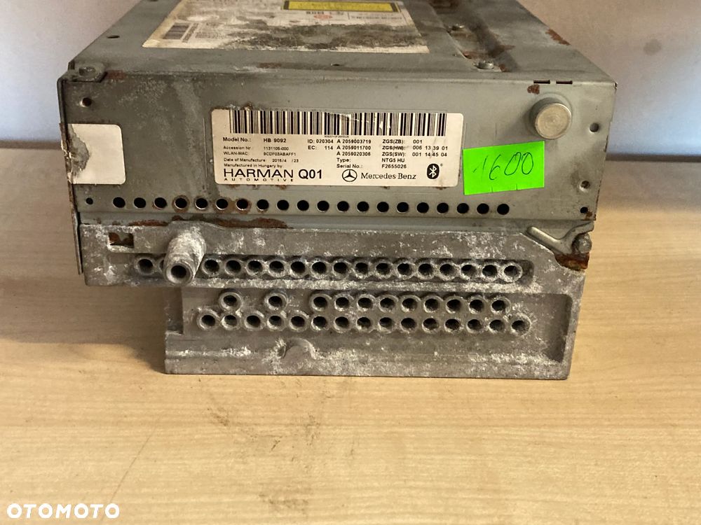 WZMACNIACZ HARMAN MERCEDES W 205 A2059003719 - 6