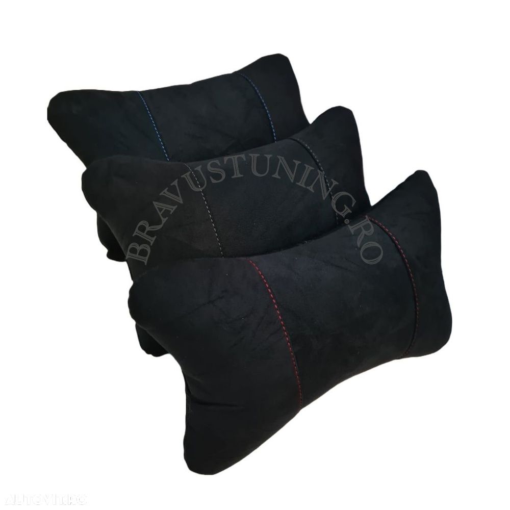 Perne tetiera auto ALCANTARA 2 buc/set CONFORT - 1