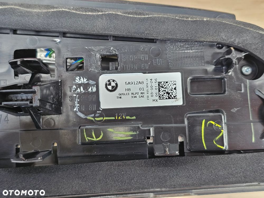 LAMPY TYŁ TYLNE LED PRAWA LEWA BMW X5 G05 LIFT USA KPL - 13