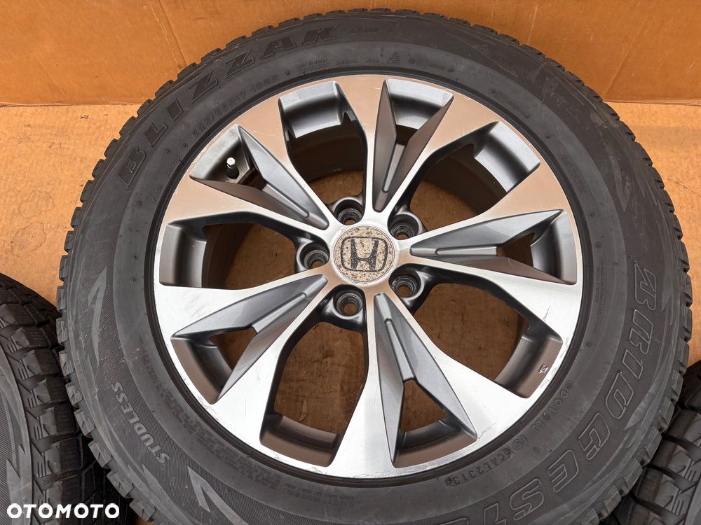 Oryginalne Felgi Koła Zimowe Honda CRV 235 65 R17 Aluminiowe 7J 17 Et50 5x114,3 Komplet 7JJ 17” Bridgestone Opony - 6
