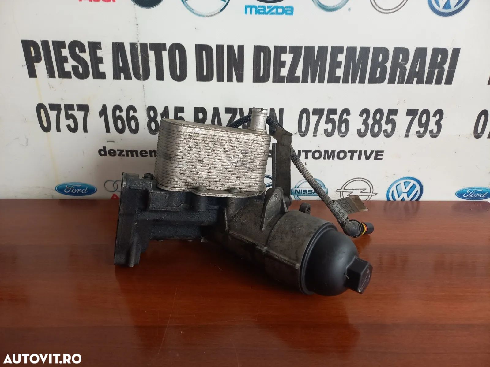 Carcasa Suport Filtru Ulei Termoflot  Bmw E60 E61 E70 E71 E90 E91 X5 X6 3.0 Diesel Cod - Dezmembrar - 1