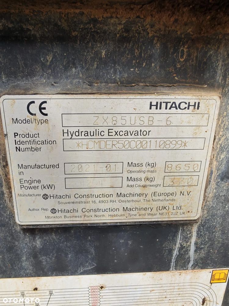 Hitachi ZX 85 - 6