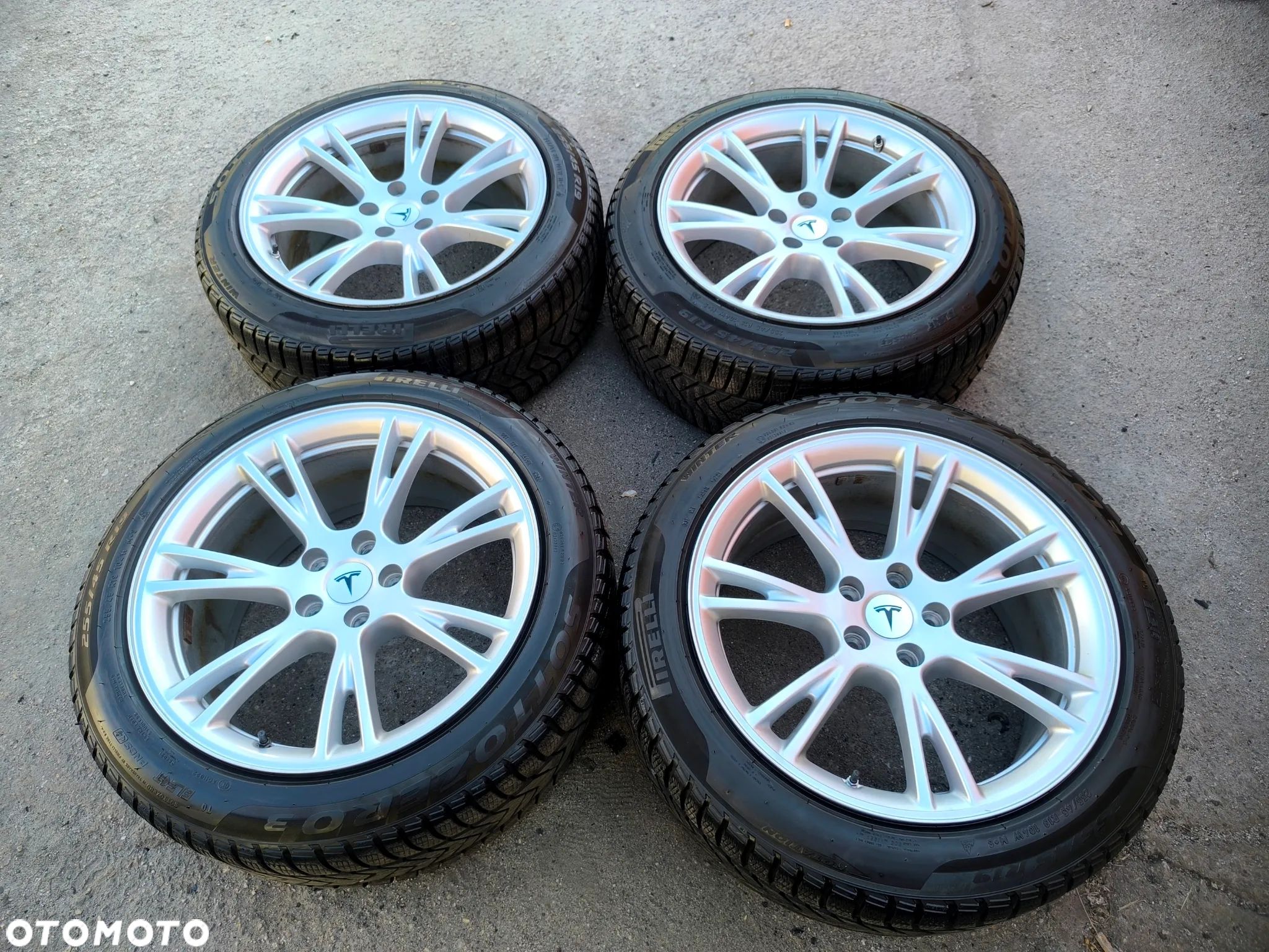 5x114,3 5x114 Felgi Aluminiowe ALUFELGI 19 Koła Zimowe Zima TESLA MODEL Y ALU-RAD Legnica 255/45 6,5mm TPMS - 1