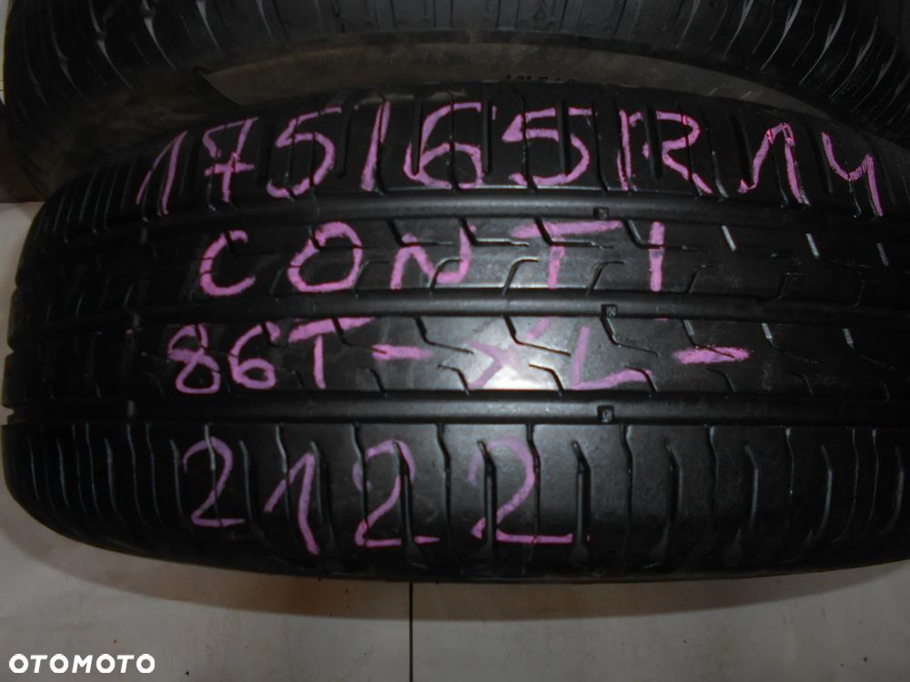 OPONY 175/65R14 CONTINENTAL ECO CONTACT 6 XL DOT 2122  / 1121 7.4MM - 3