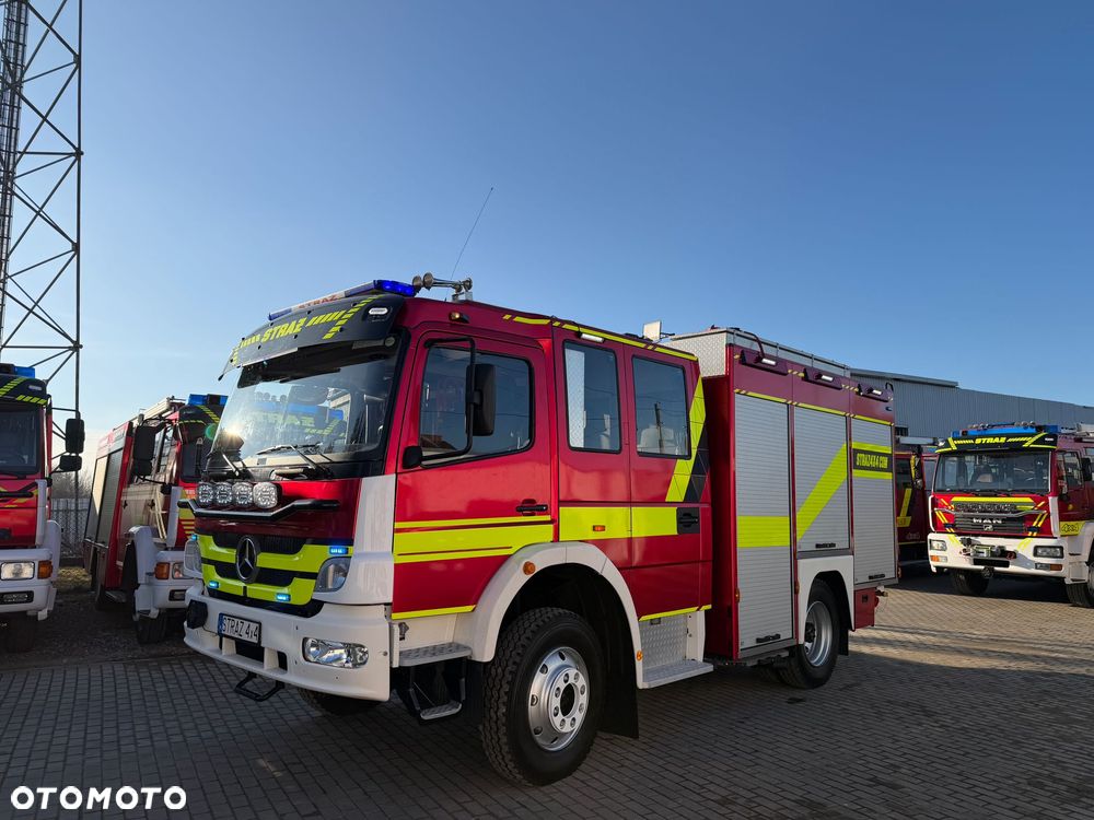 Mercedes-Benz Mercedes Atego GBA Wóz Strażacki 3t wody, Wysokie prześwity, Maszt oświetleniowy - 2