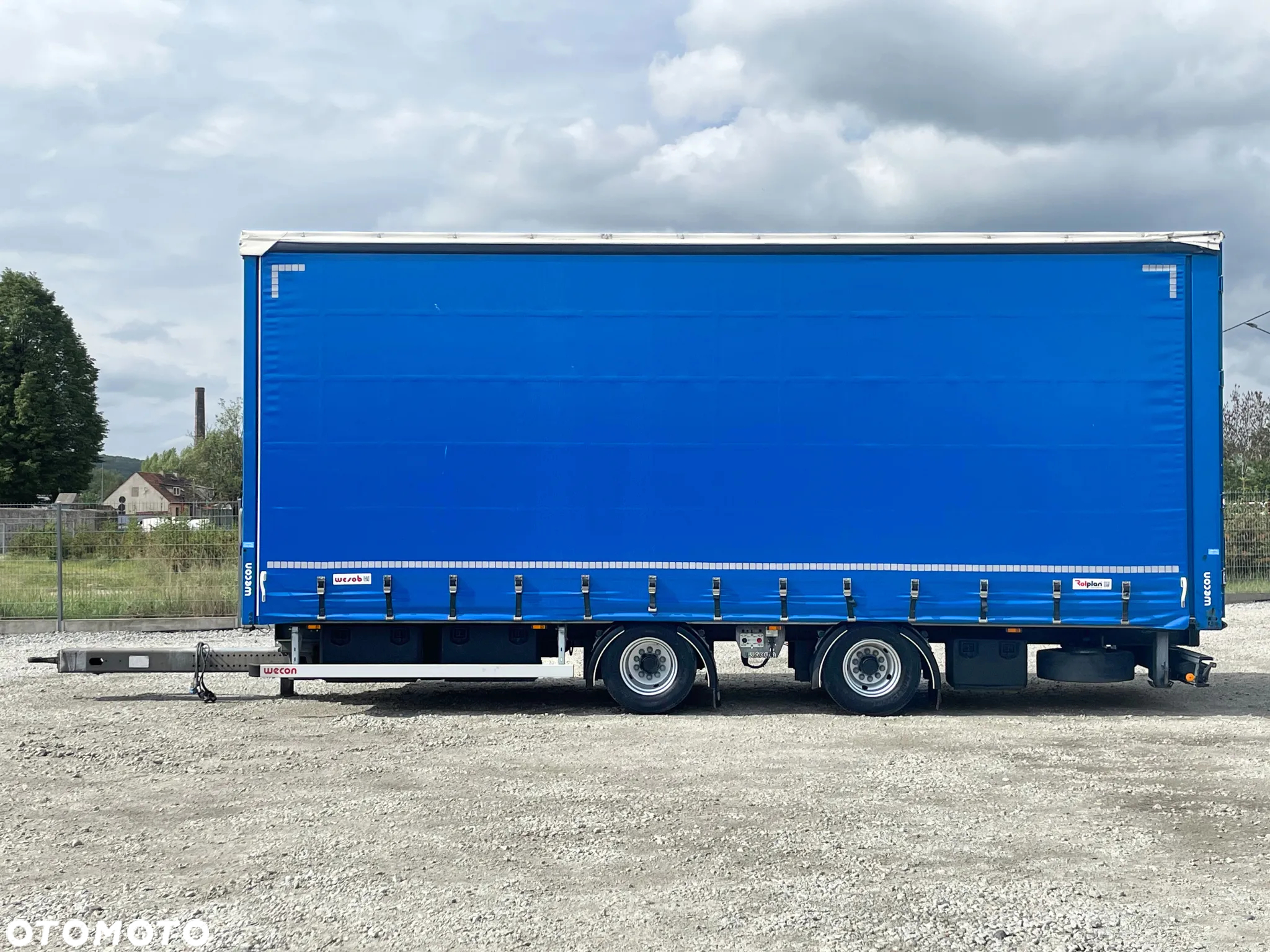 Wecon PRZYCZEPA TANDEM / 7,75 M / SUWANY PODNOSZONY DACH / SALON PL - 10
