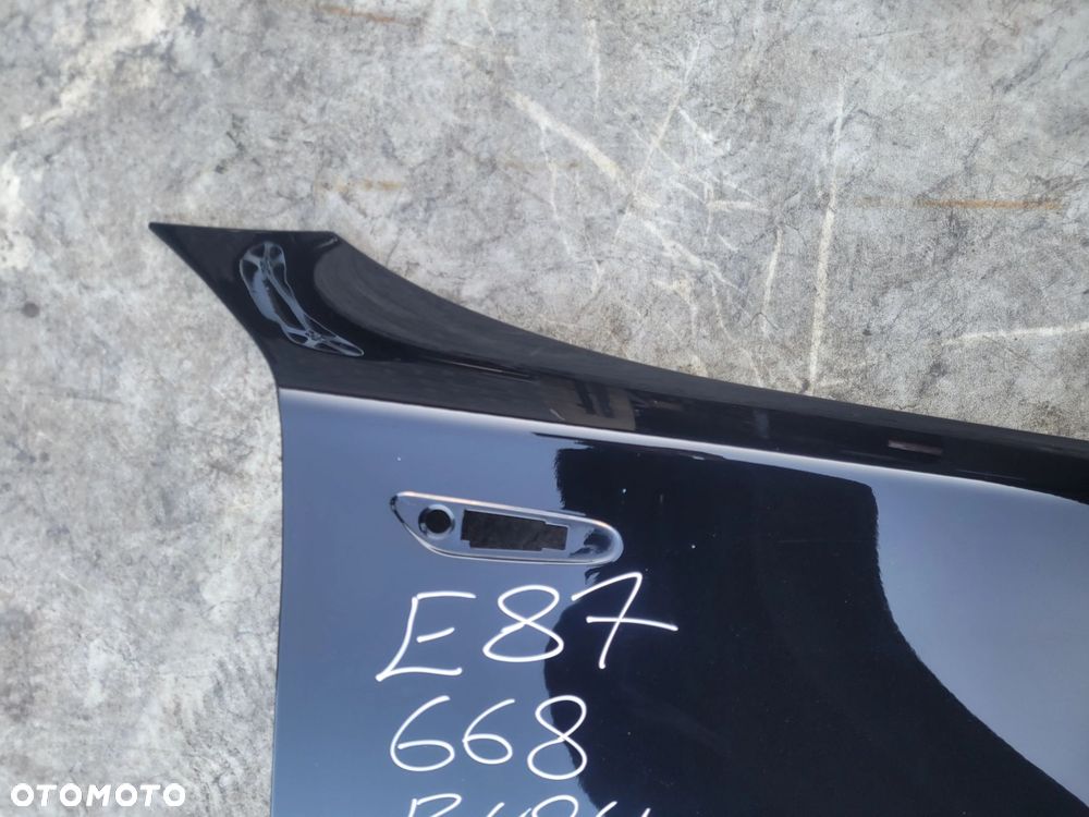 BŁOTNIK PRAWY PRZÓD PRZEDNI BMW E81 E82 E87 E88 668 SHWARZ II B484 - 3