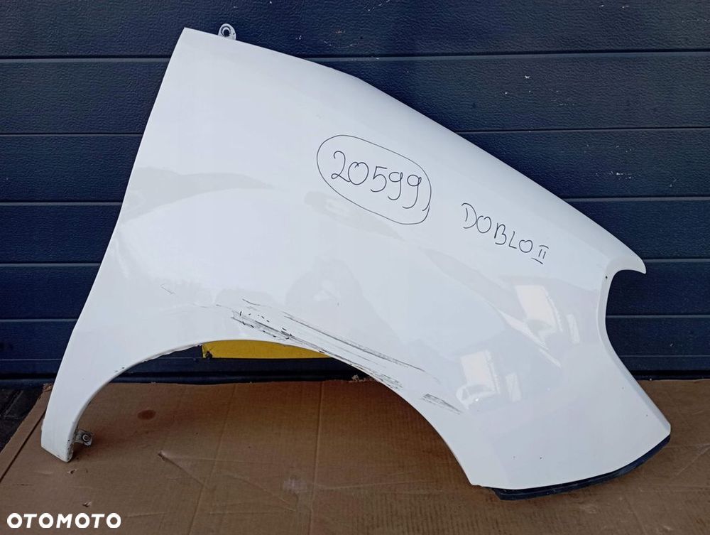 FIAT DOBLO II 2 BŁOTNIK PRAWY PRZÓD PRZEDNI - 1