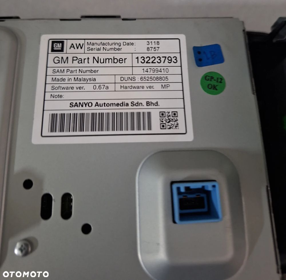 RADIO DVD 800 NAVI ,WYSWIETLACZ - OPEL  INSIGNIA A /2010 rok - 10