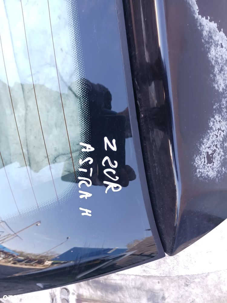 Opel Astra H HB 3 III Klapa tył tylna kolor Z20R czarny czarna mikrostyk szyba mechanizm - 5