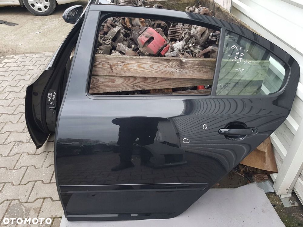 SKODA OCTAVIA 2 II LIFT 08-12r HB DRZWI LEWE TYŁ TYLNE 9910