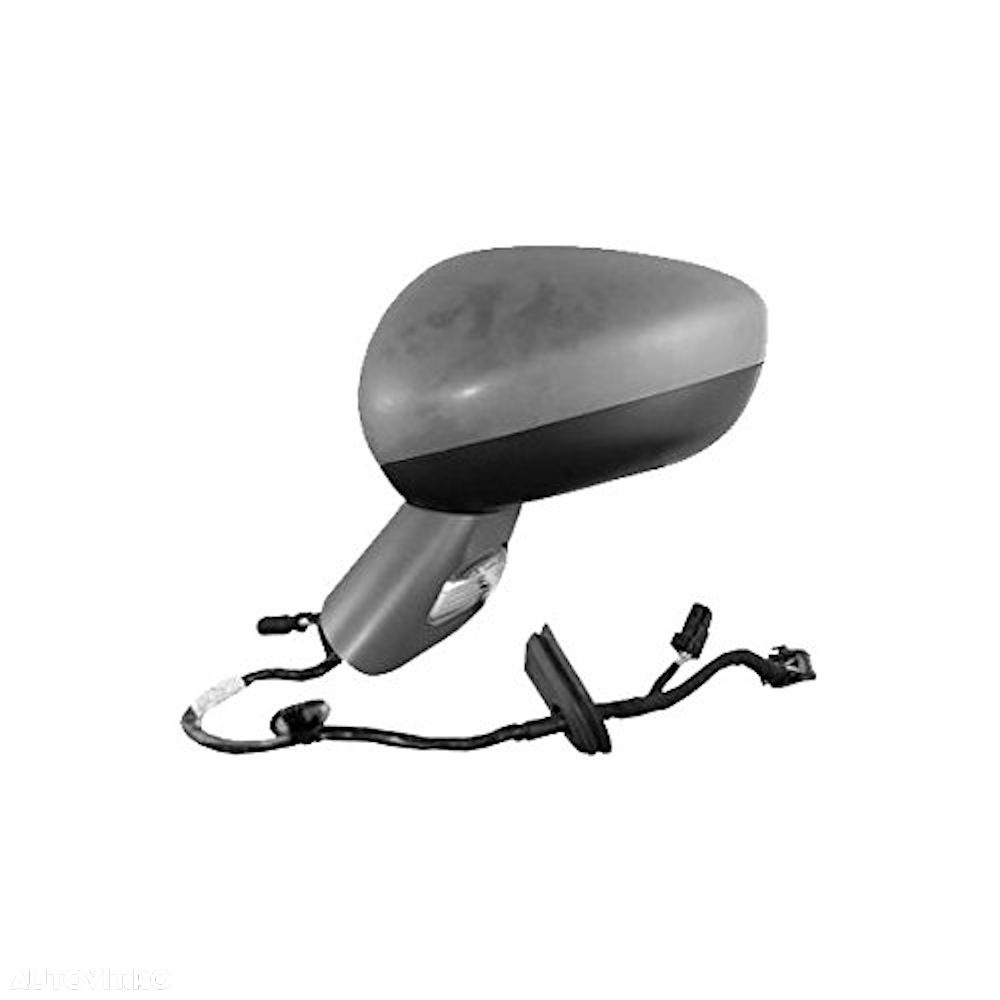 Oglinda exterioara Citroen C5 (Rd/Td) 01.2008- stanga/dreapta Best Auto Vest crom convex carcasa prevopsita grunduita reglare electrica cu incalzire, 15 pini - 1