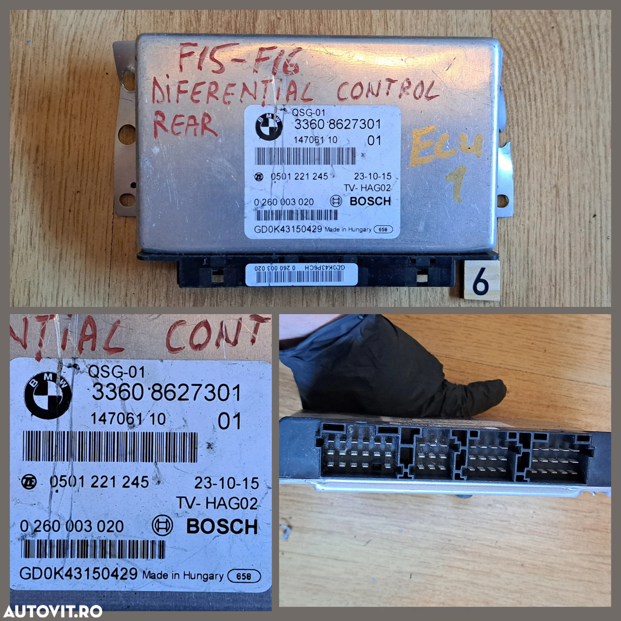 Modul calculator ECU pompa combustibil modul adblue modul diferential ECU suspensie calc coloana directie bmw f20 f16 f15 f86 g31 g32 - 6