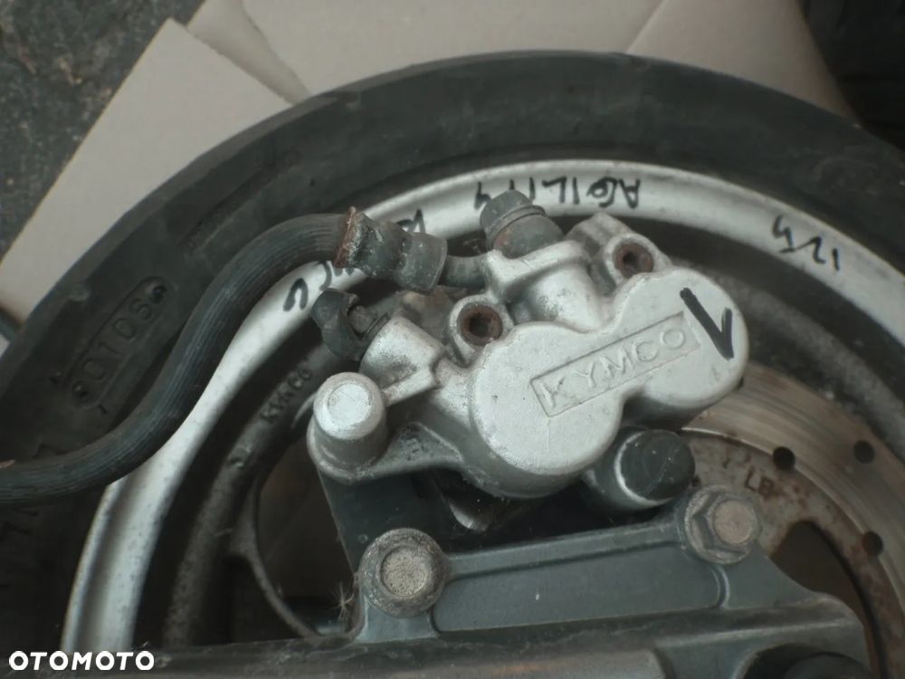 amortyzator amor laga przód zacisk przewód hamulcowy Kymco Agility 07r koło12 - 4
