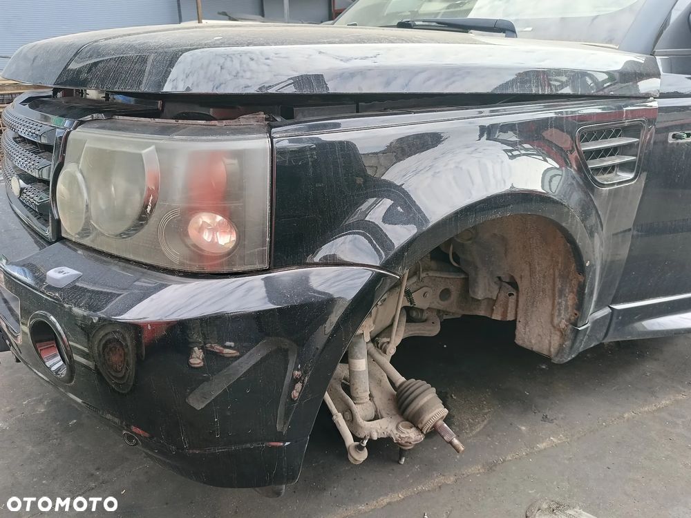 range rover sport maska zderzak lampa grill błotnik przód - 3
