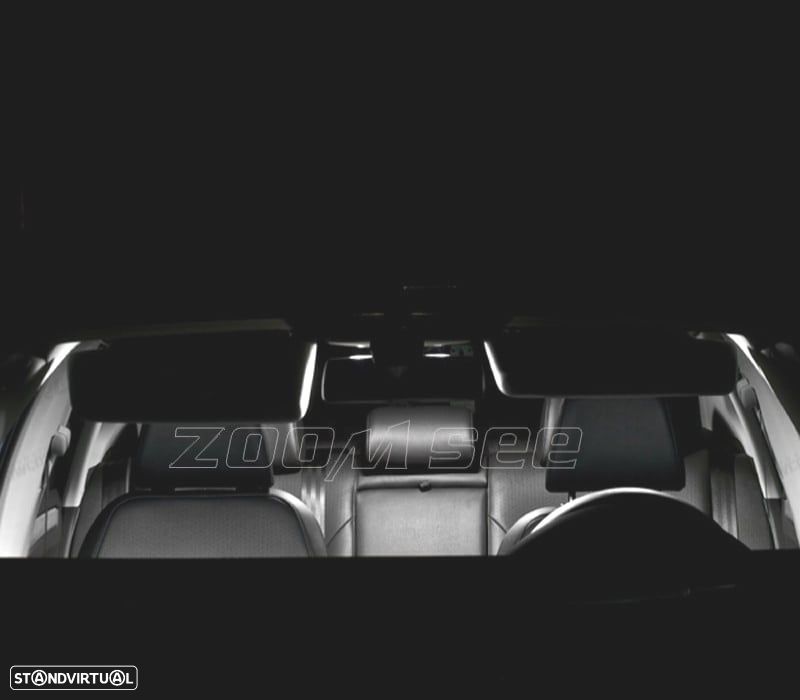 KIT COMPLETO 18 LAMPADAS LED INTERIOR PARA VOLKSWAGEN VW PASSAT B7 365 11-14 - 4