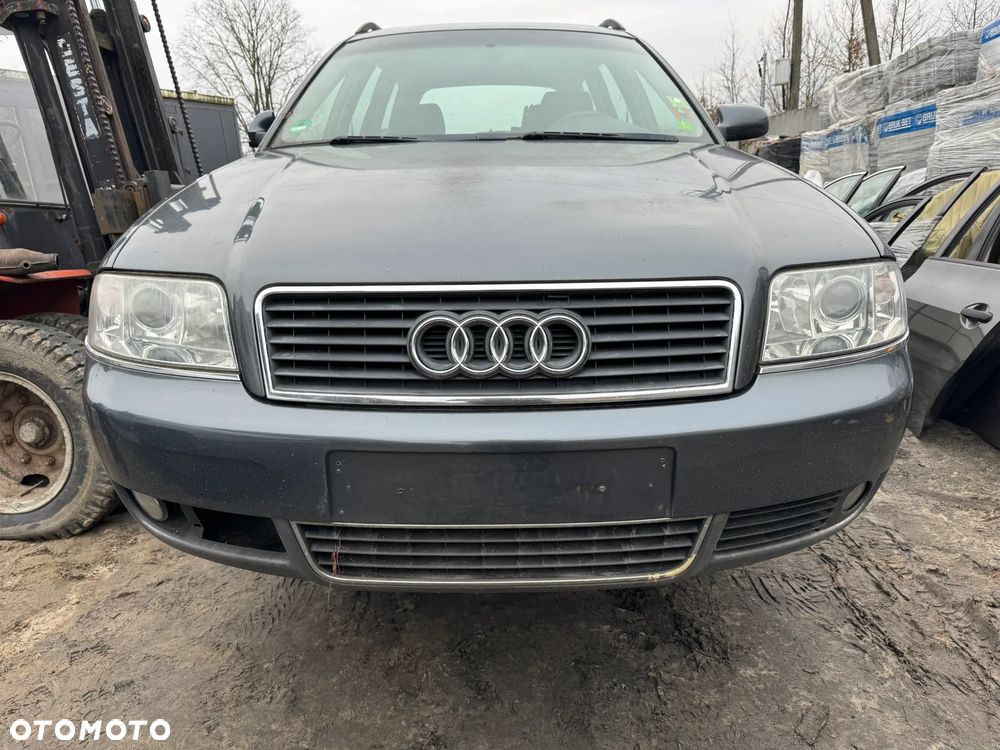 PRZÓD KOMPLETNY ZDERZAK PAS MASKA BŁOTNIK AUDI A6 C5 LIFT LX7Z - 1