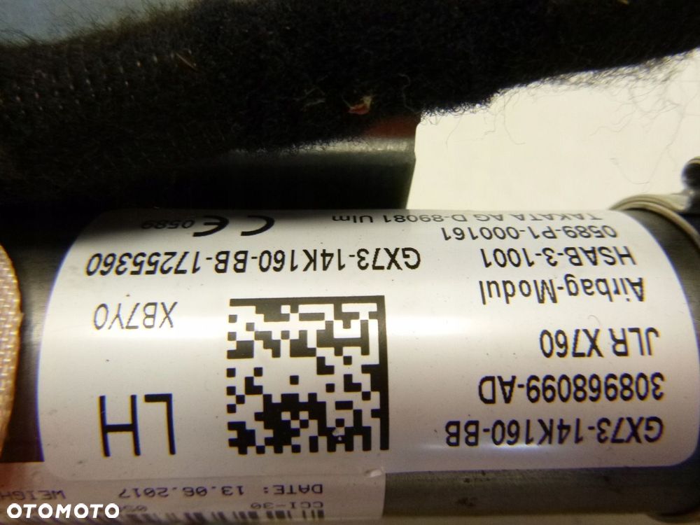 JAGUAR XE X760 KURTYNA POWIETRZNA AIRBAG LEWA - 5
