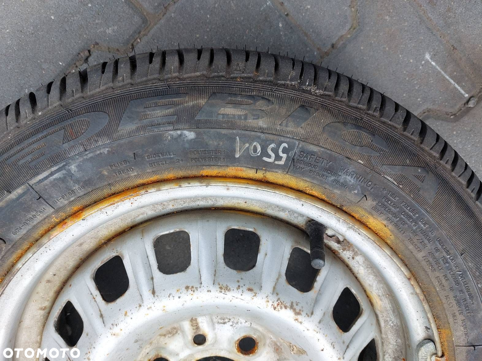 KOŁO FELGA OPONA ZAPAS 4x98 4,5Jx13 145/70R13 DĘBICA NAVIGATOR FIAT - 3