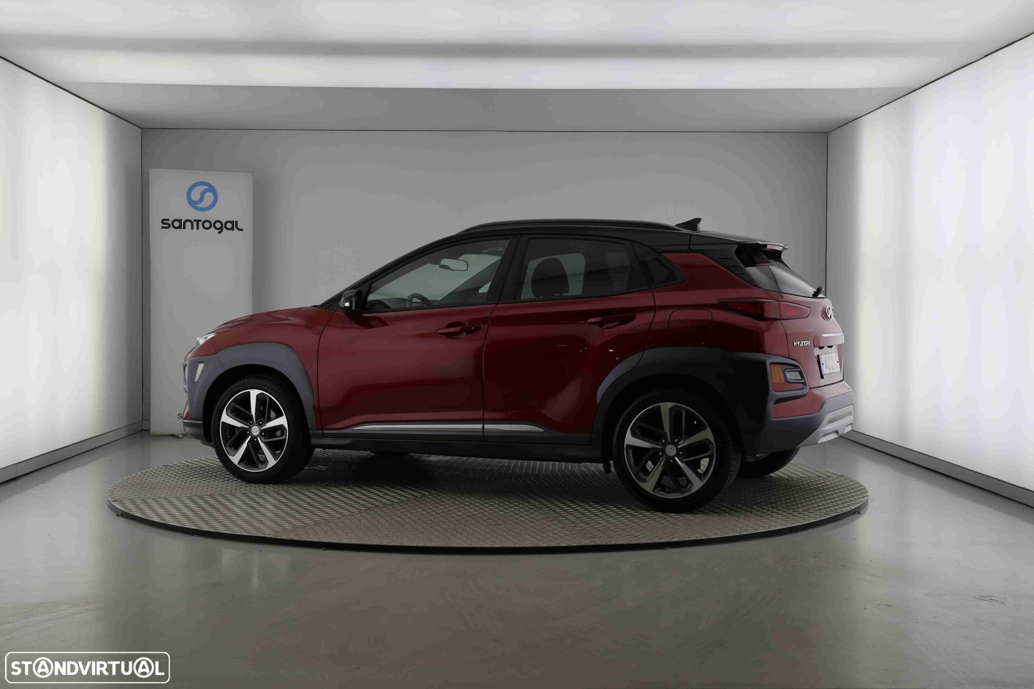 Hyundai Kauai 1.0 T-GDi Pele/Tecido Vermelho - 4