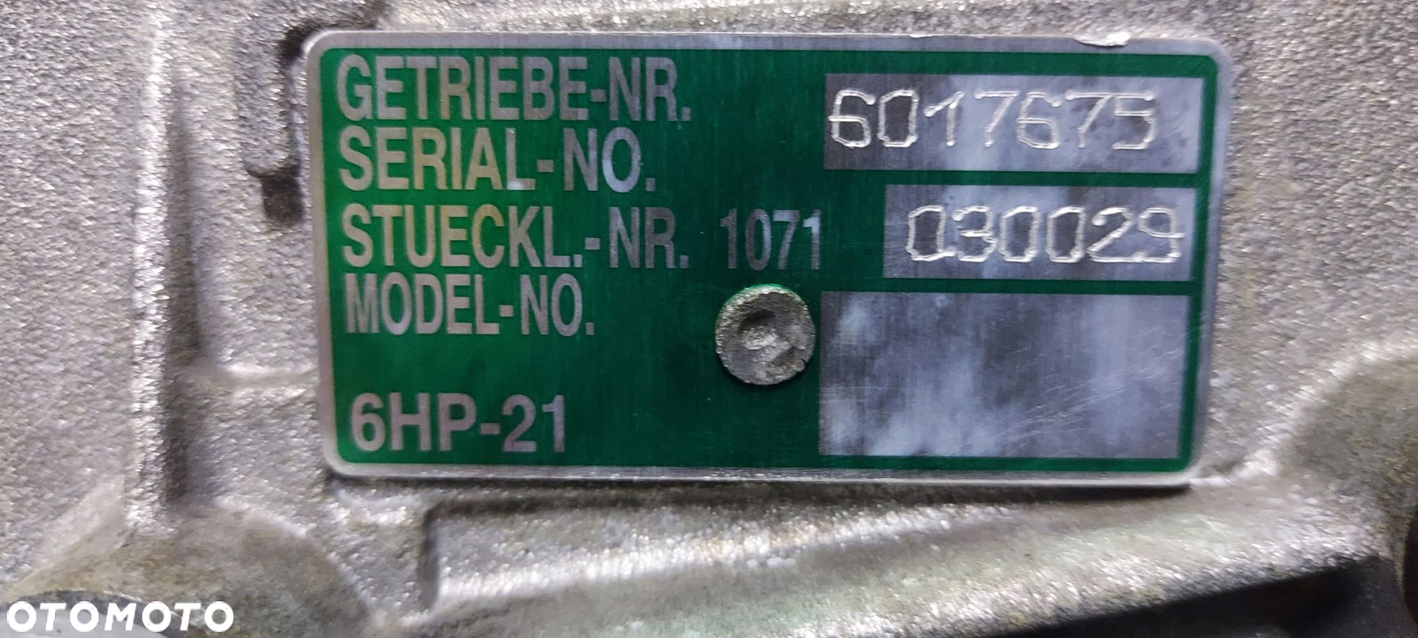 Bmw E90 E81 E87 E88 E82 X1 E84 Skrzynia Biegów 6Hp-21 6Hp-19 N43 7592522 - 6