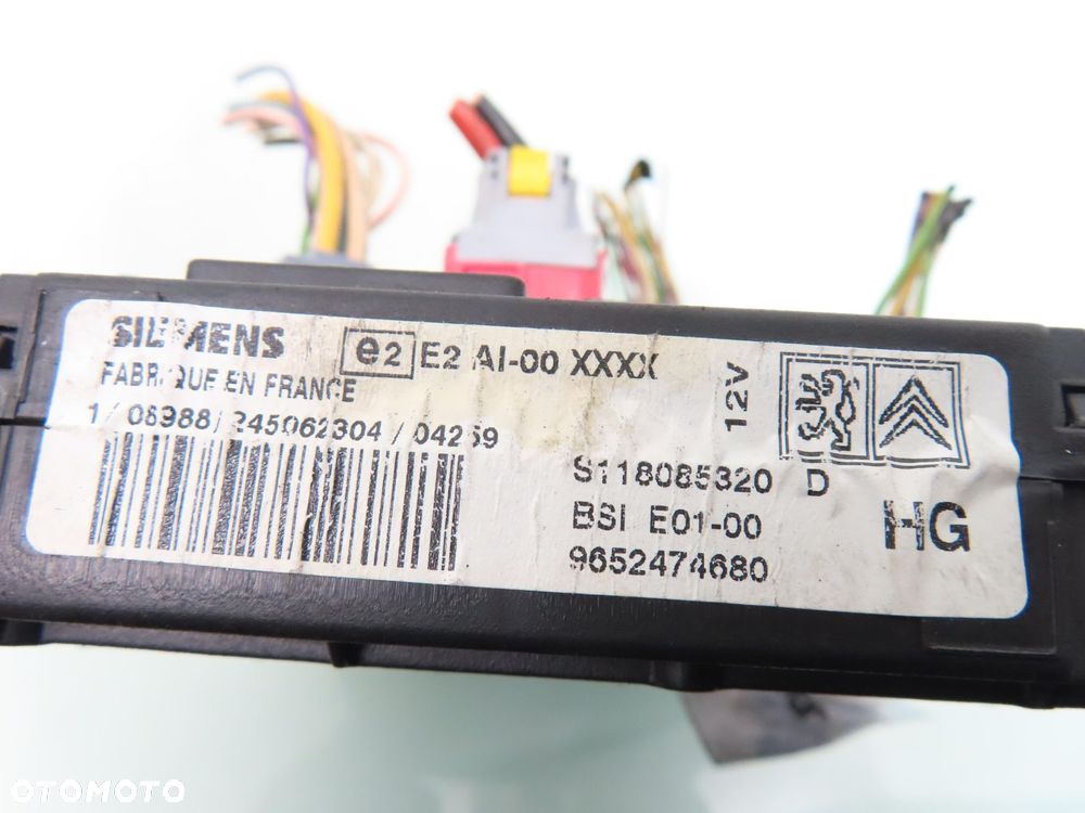 BSI CITROEN XSARA PICASSO I 1.6 HDi - 9HZ (DV6TED4) S118085320D 9652474680 - 3