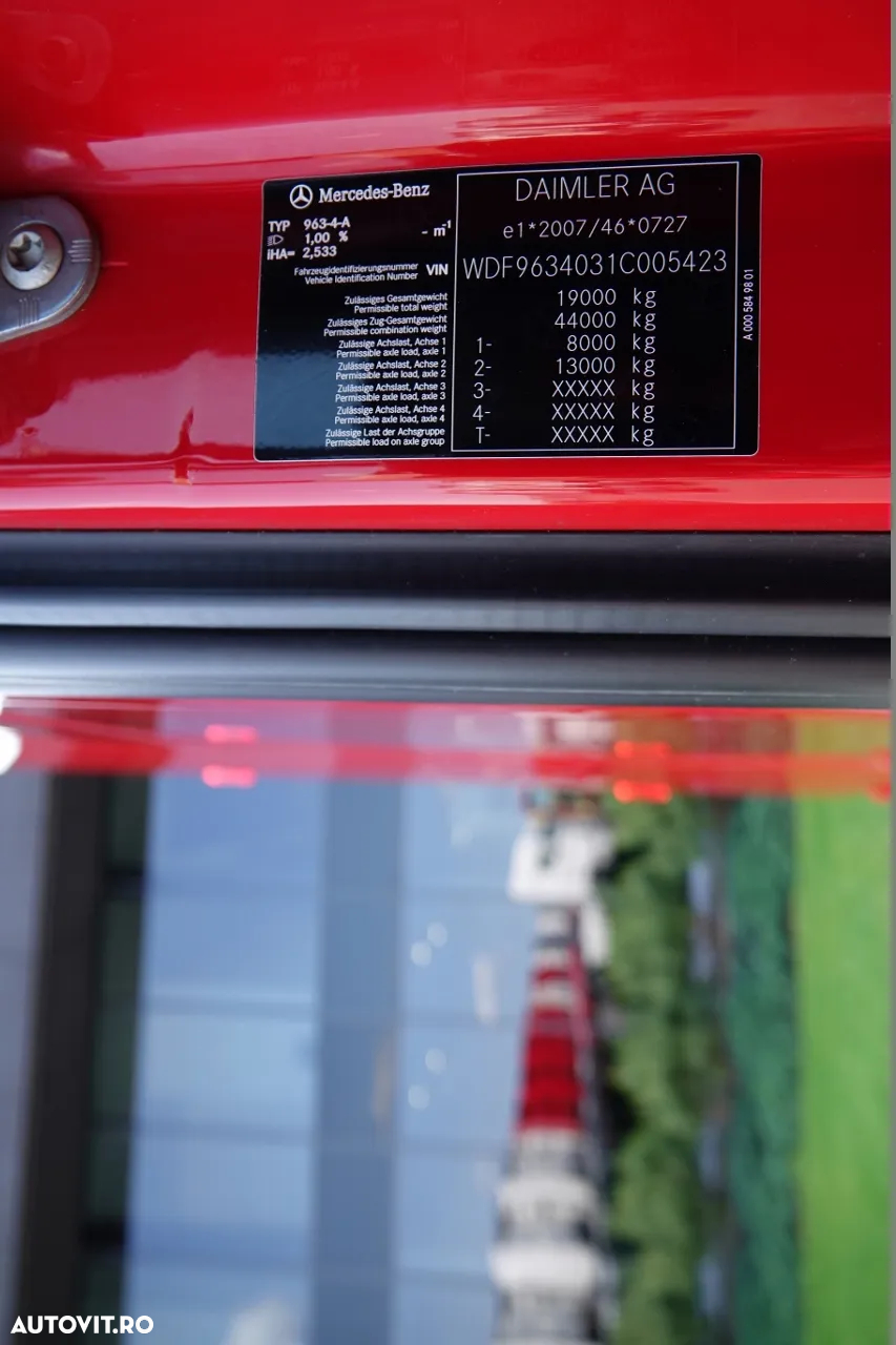Mercedes-Benz ACTROS 1848 / HIDRAULICĂ / FULL AIRMATIC / 2019 / IMPORTAT - 35
