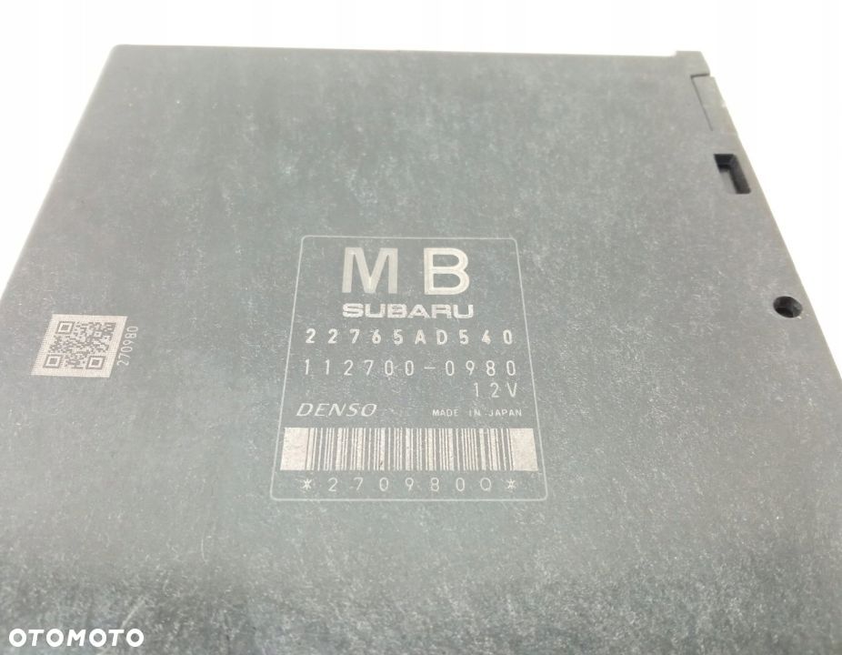 MODUŁ STEROWNIK SUBARU XV I 2.0 22765AD540 - 3