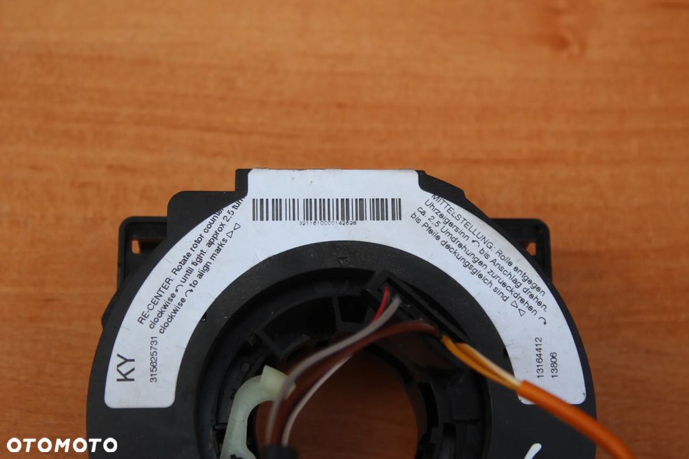 MODUŁ TAŚMA ZWIJAK KIEROWNICY OPEL MERIVA A PO LIFT 315625731 13164412 - 2