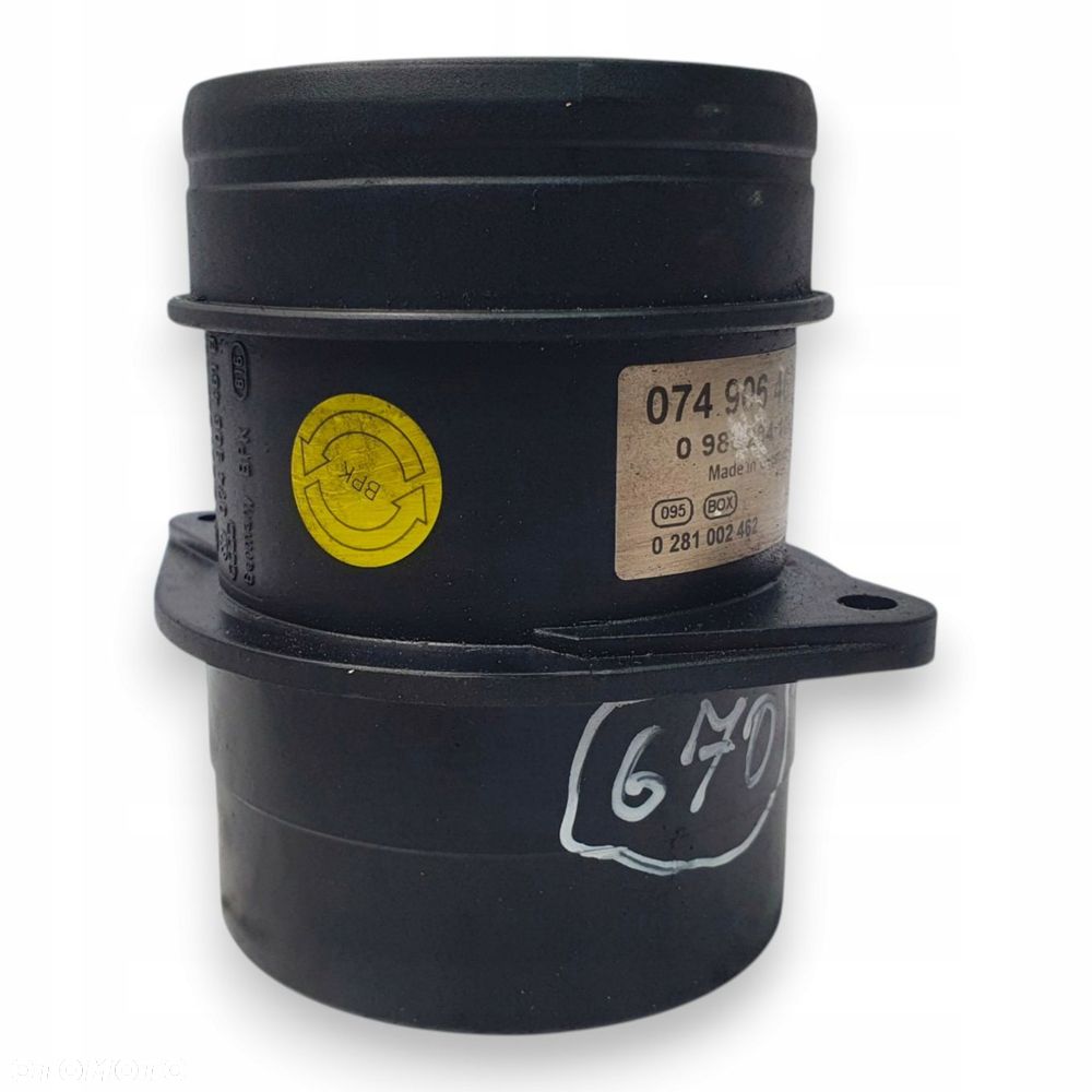 PRZEPŁYWOMIERZ VW Tiguan I Golf V Audi A3 A4 2.0 TDI 0281002461 074906461B - 6