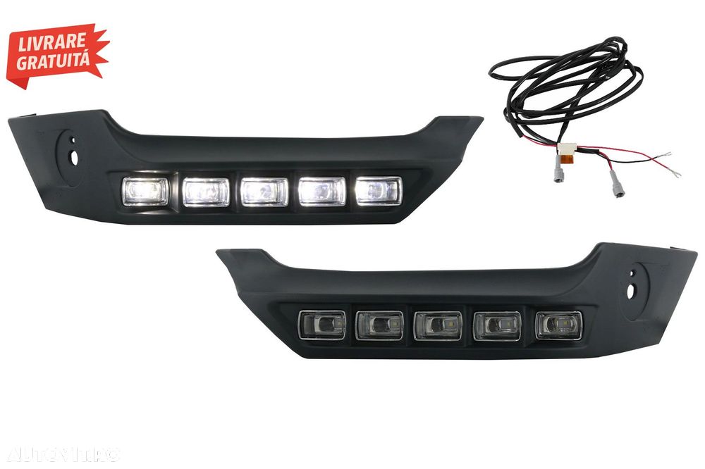 Prelungiri Bara Fata LED DRL Mercedes G-Class W463 (1989-up)- livrare gratuita - 2