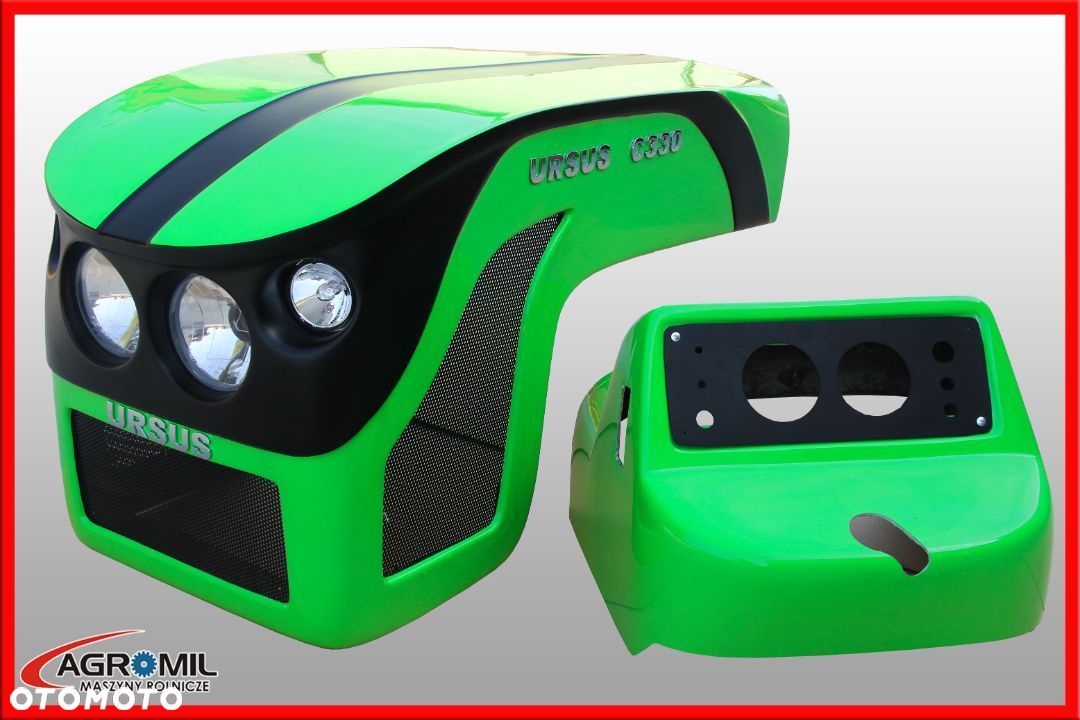 Maska ciągnikowa tworzywo Ursus C330 C-330 model 04 Nowość 2020 - 1