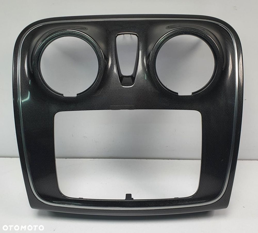 RAMKA OSŁONA DEKOR PRZYCISKÓW RADIA NAWIEWU DACIA SANDERO II 682607123R - 1